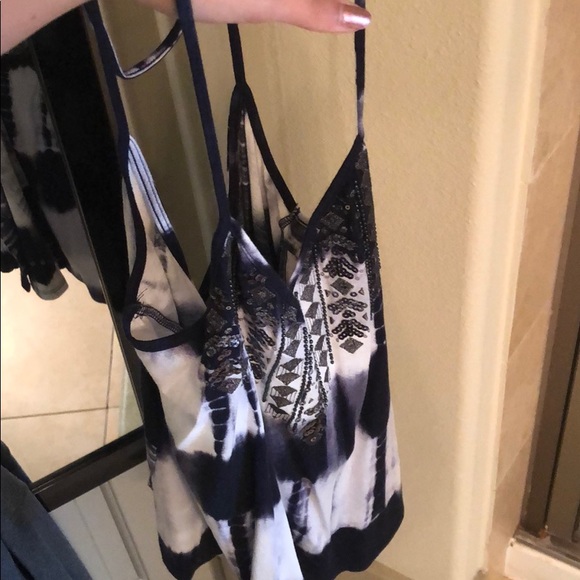 Express tie dye tank with sequins size small - Picture 4 of 4